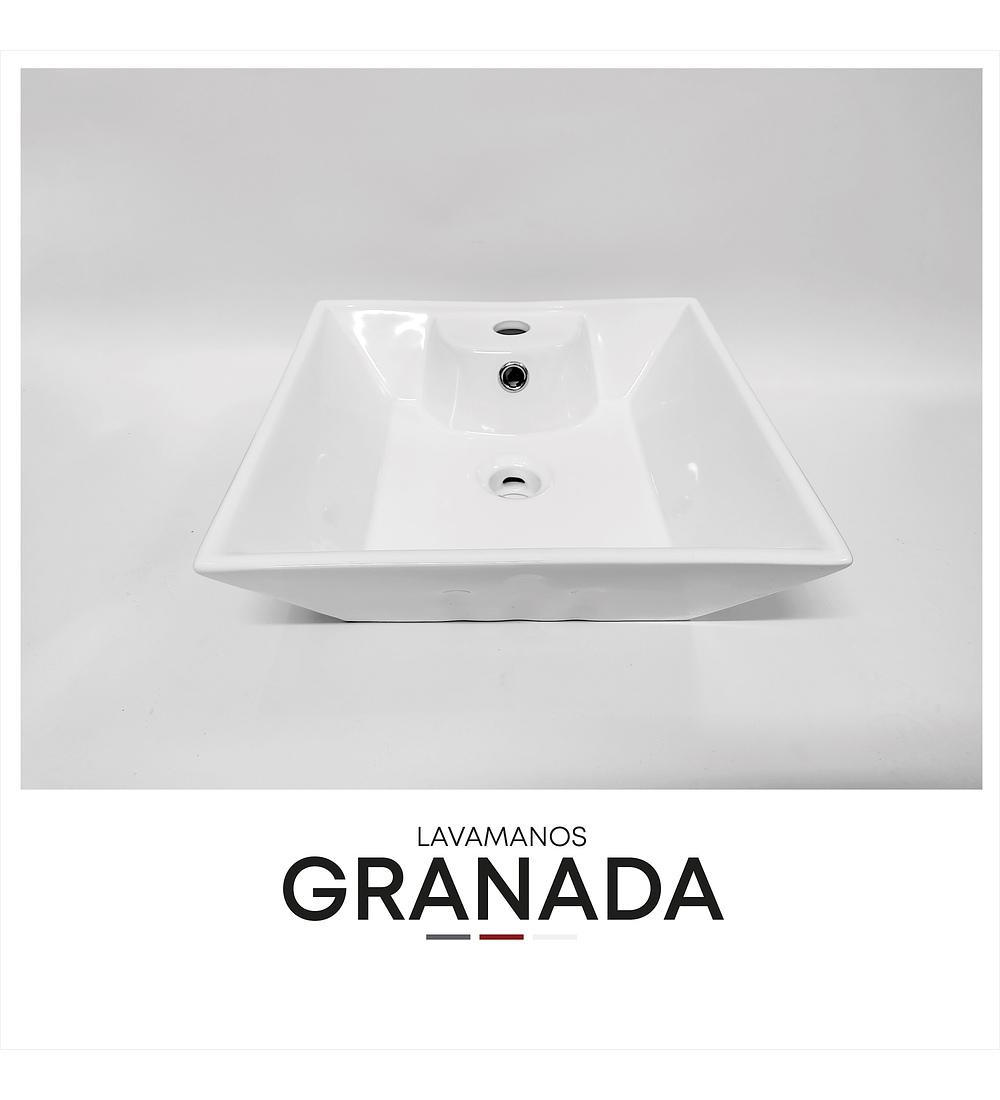 Lavamanos Ccol Blanco Cuadrado Portagrifo Granada