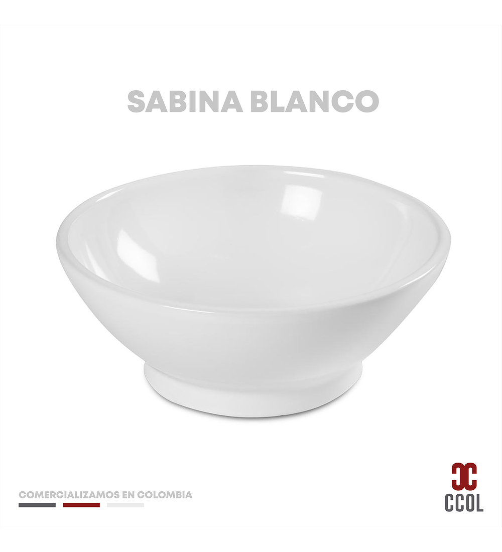 Lavamanos Sobreponer Sabina Blanco Billante