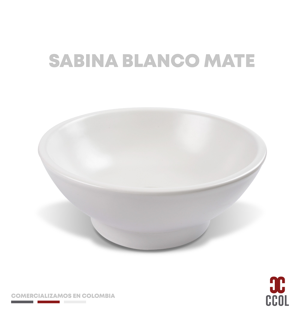 Lavamanos Sobreponer Sabina Blanco Mate