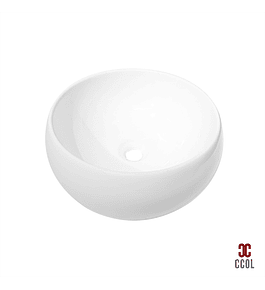 Lavamanos De Sobreponer En Ceramica Blanco 16cm*39cm*39cm