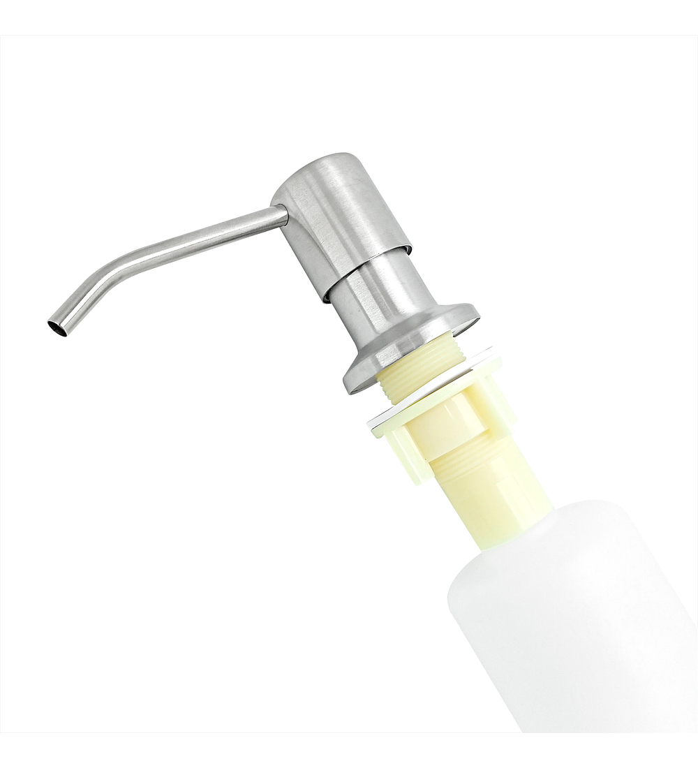 Dispensador de Jabón Para Lavaplatos 350ML Válvula Acero Inoxidable BH