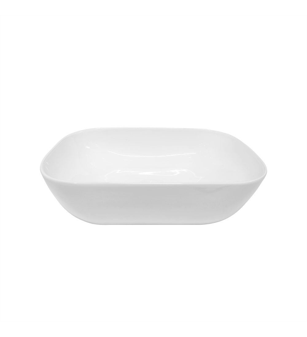 Lavamanos De Sobreponer En Ceramica Blanco 13cm*46cm*33cm