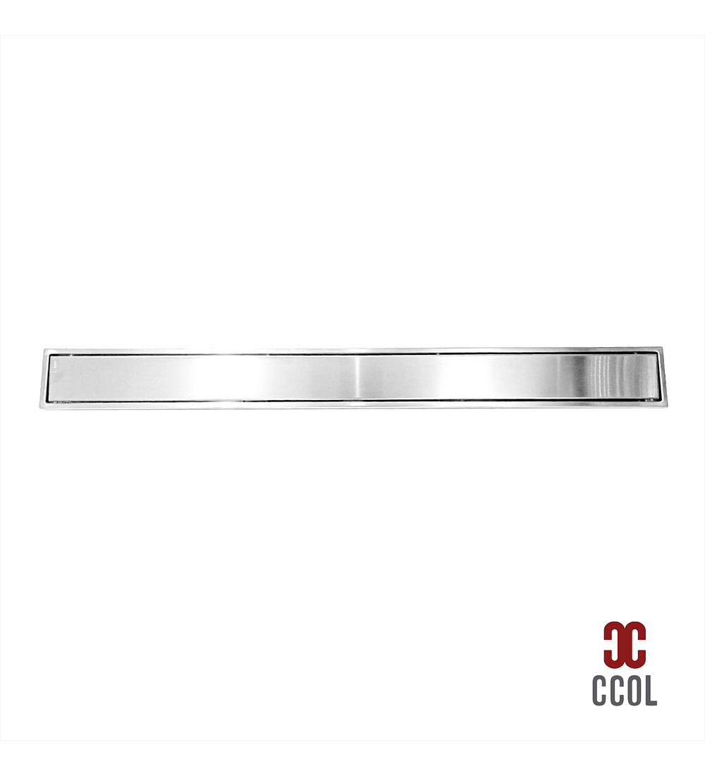 Rejilla Rectangular Piso Invisible 100cmx10cm 2 Acero 304