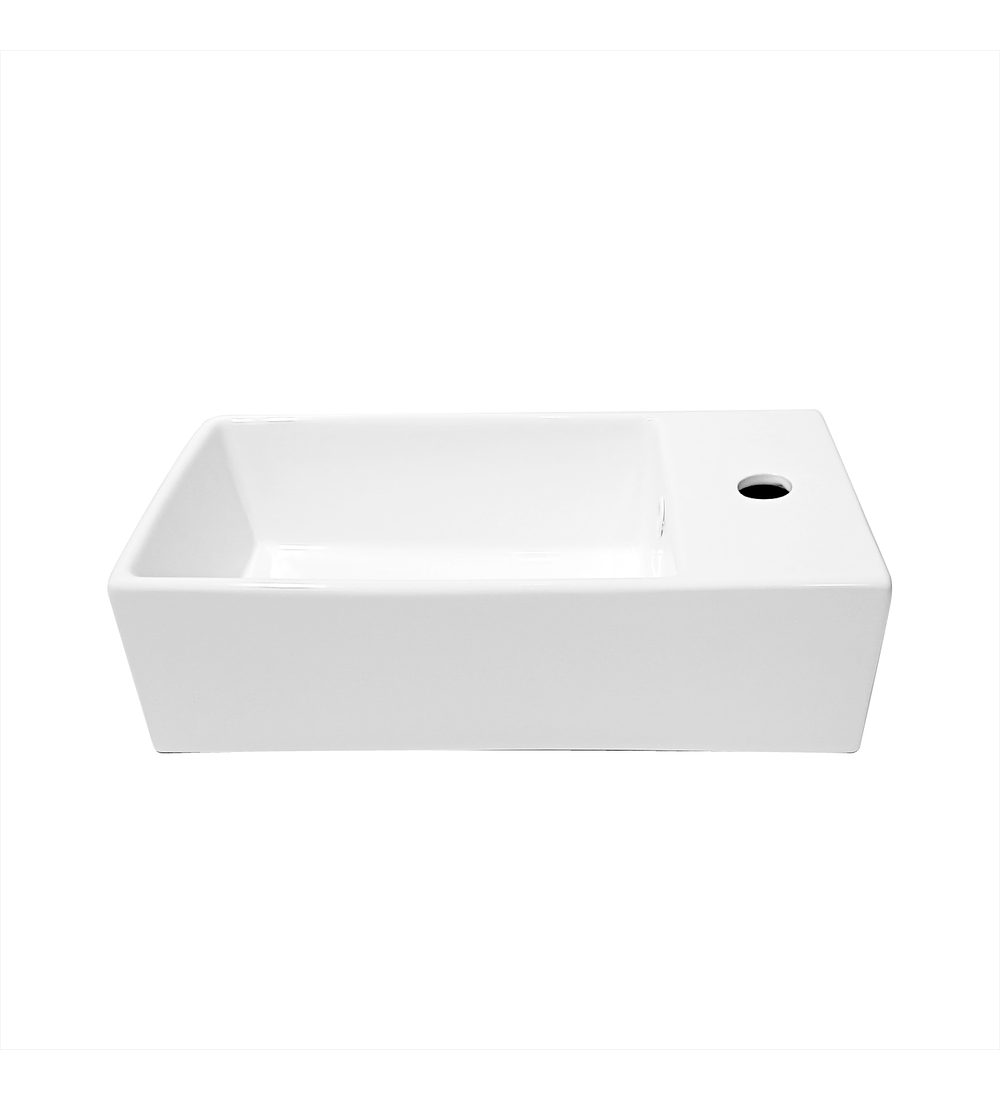 Lavamanos En Ceramica Blanco 46.5cm*26.5cm*16cm Lcc4525