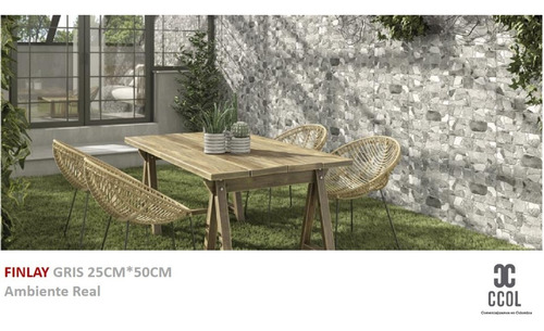 Fachaleta Fachada Importada  Española Finlay Perla 25x50