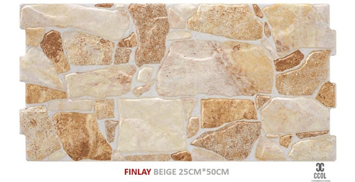 Fachaleta Fachada Importada  Española Finlay Perla 25x50
