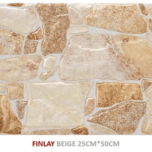 Fachaleta Fachada Importada  Española Finlay Perla 25x50