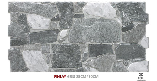 Fachaleta Fachada Importada  Española Finlay Perla 25x50