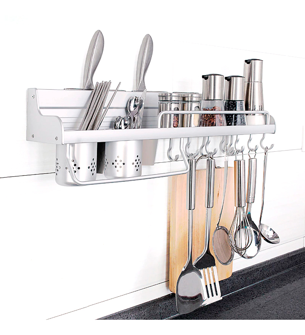 Soporte para cuchillos de acero inoxidable 304, organizador de utensilios  de cocina, tijeras, tabla de cortar - AliExpress