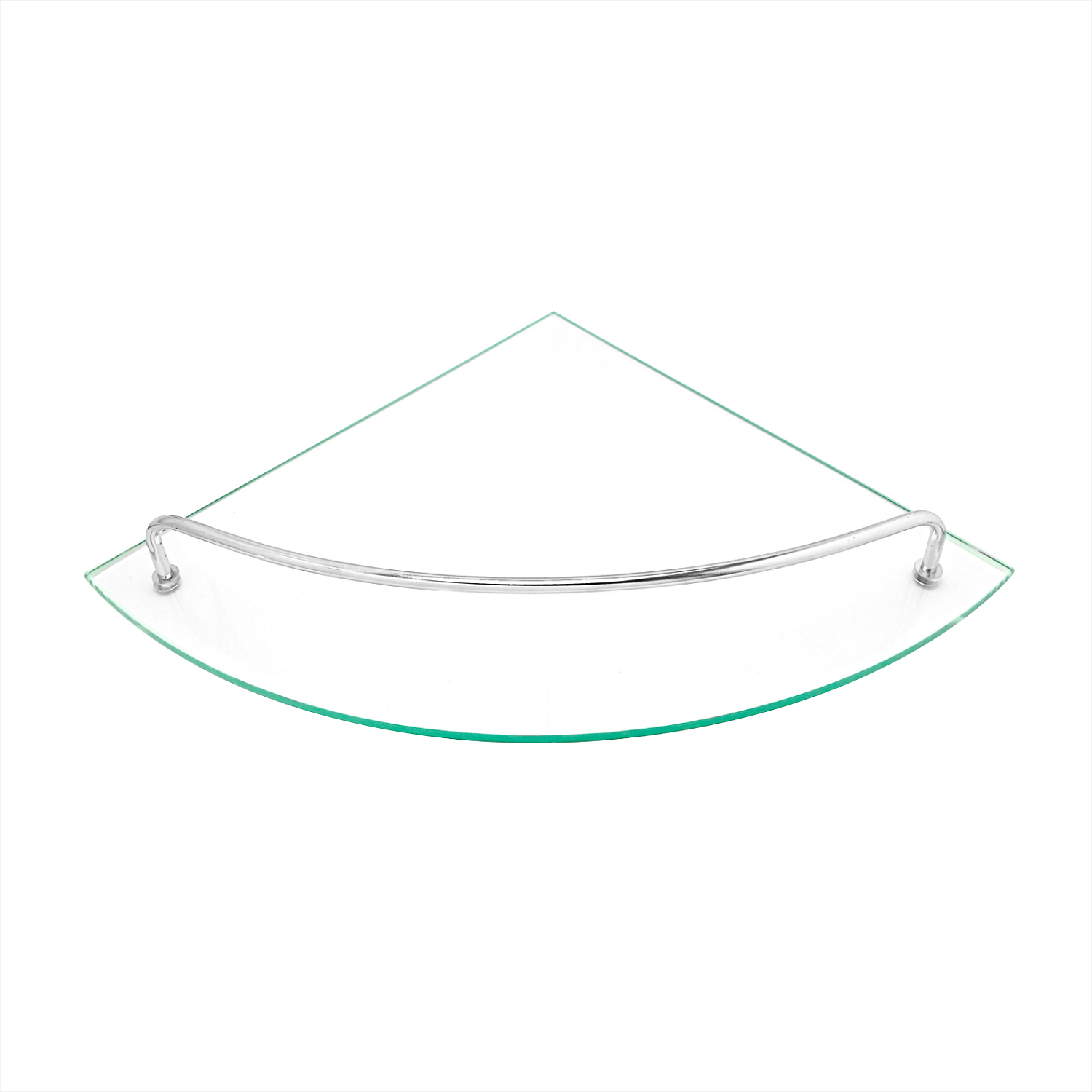 Esquinero Repisa Baño Vidrio 25cm - Soporte Acero Inoxidable