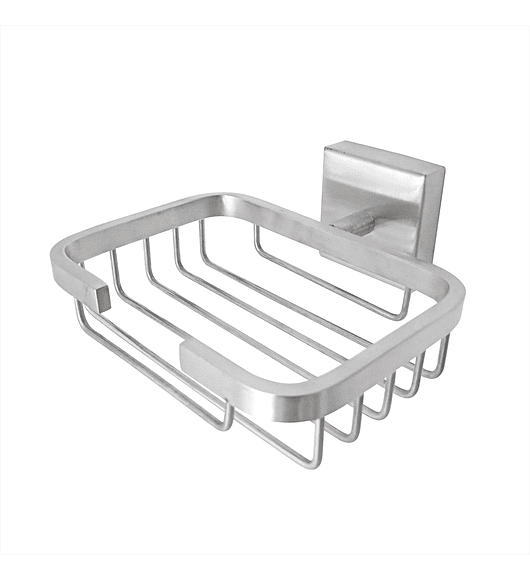 Jabonera Rejilla Acero Inox 304 Base Cuadrada Hc