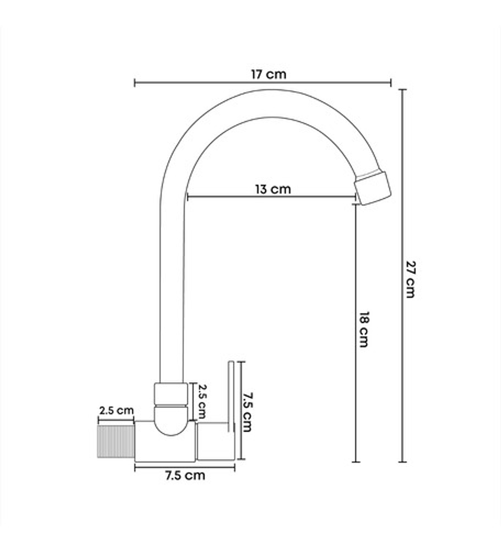 Llave Muro Agua Fría Ccol