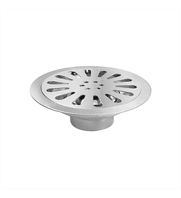 Rejilla Redonda Tipo Sol 15cm Anti Insectos Y Anti Olor Inox