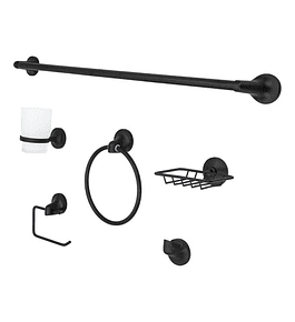 Accesorios 6 Piezas Ccol Belgica Negro