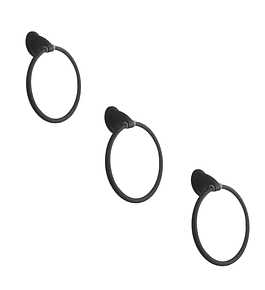 Pack Accesorios 3 Piezas Zamak Negro Ccol489