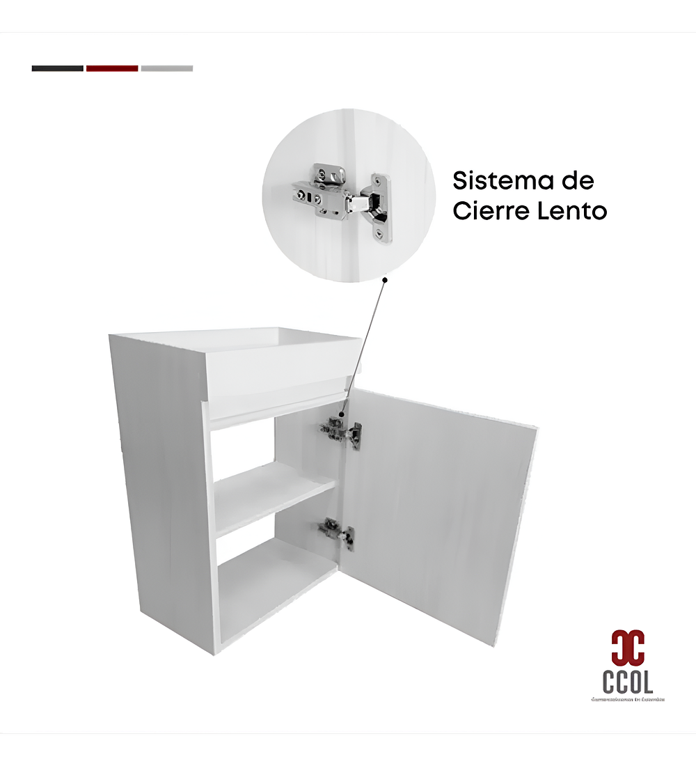 Combo Mueble Lavamanos + Lavamanos + Grifería + Sifón C368