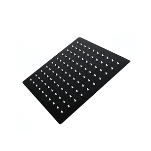 Mezclador Cuadrado + Brazo Ducha 12´´ + Ducha Cuadrada Negro