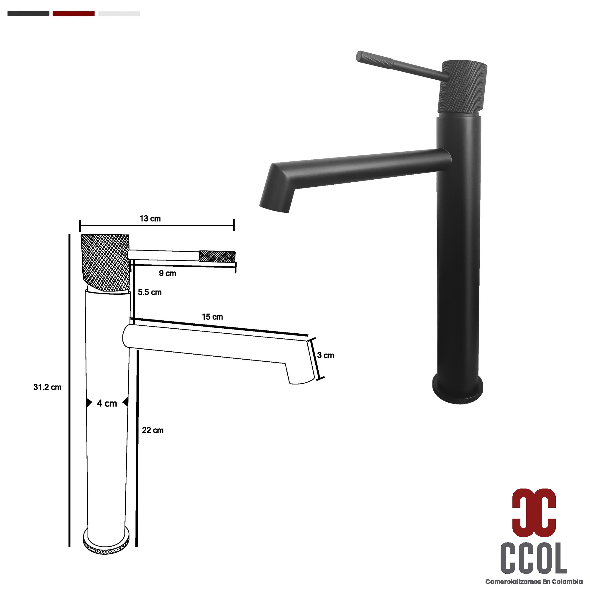 Combo Lavamanos Cuadrado Griferia Y Accesorios C796