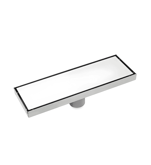 Rejilla Inox Rectangular Piso Invisible Sin Borde 30cmx10cm