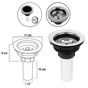 Combo Griferia Lavaplatos Mezclador C929