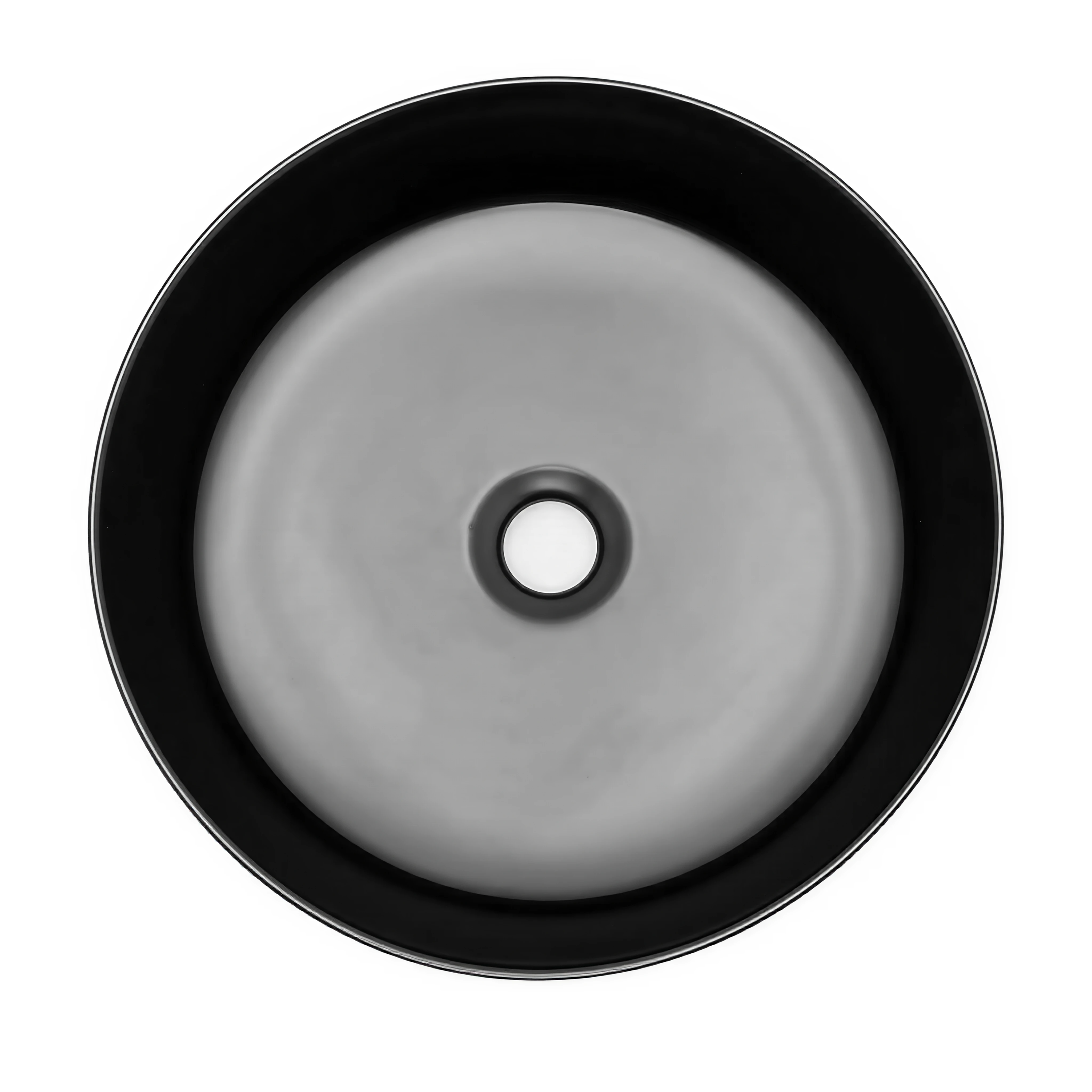 Lavamanos Ceramica Sobreponer Redondo Castilla Negro