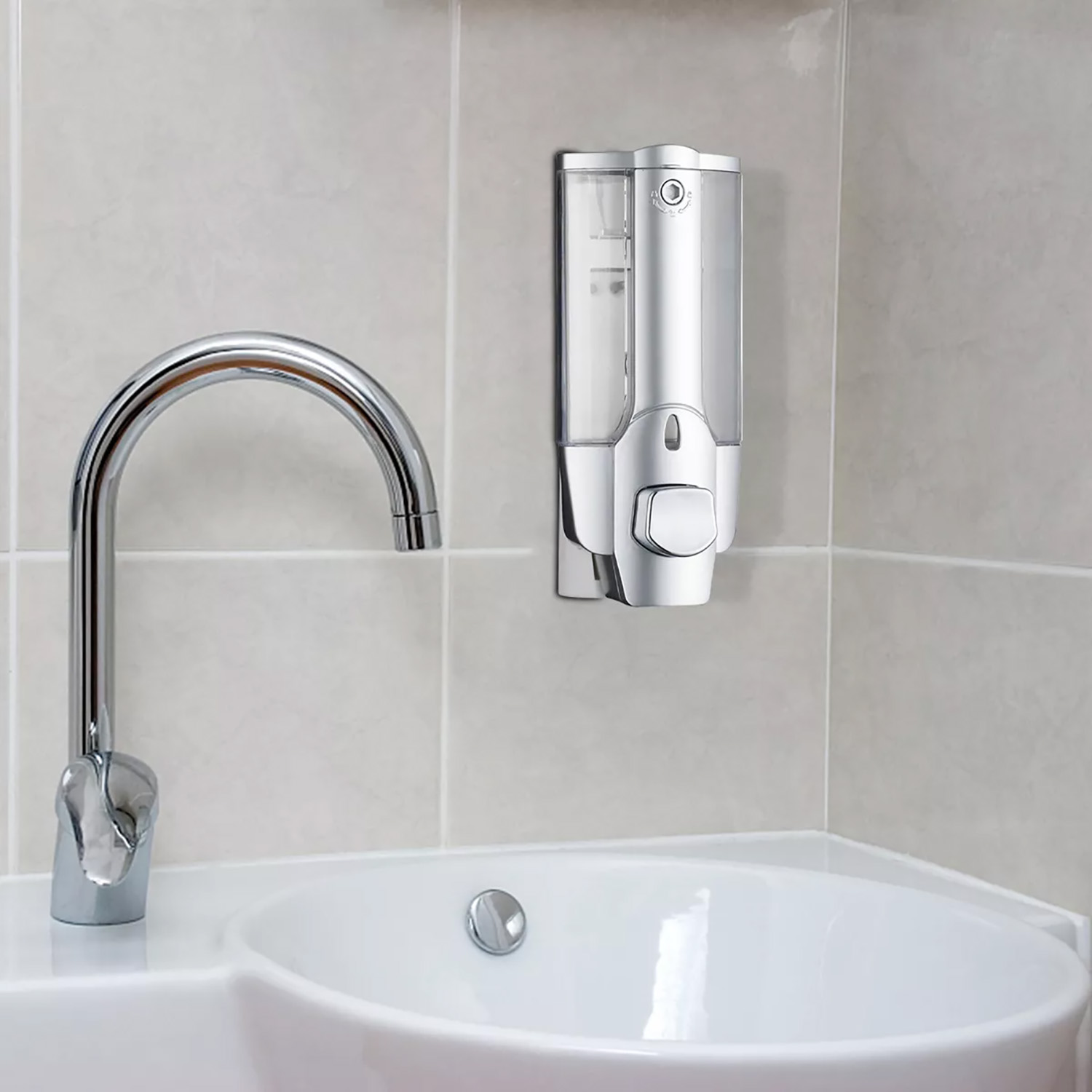 Dispensador De Jabon ABS Gris- CCOL 350 ML