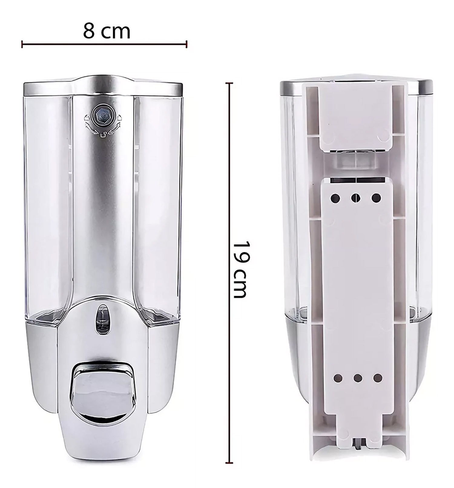 Dispensador De Jabon ABS Gris- CCOL 350 ML