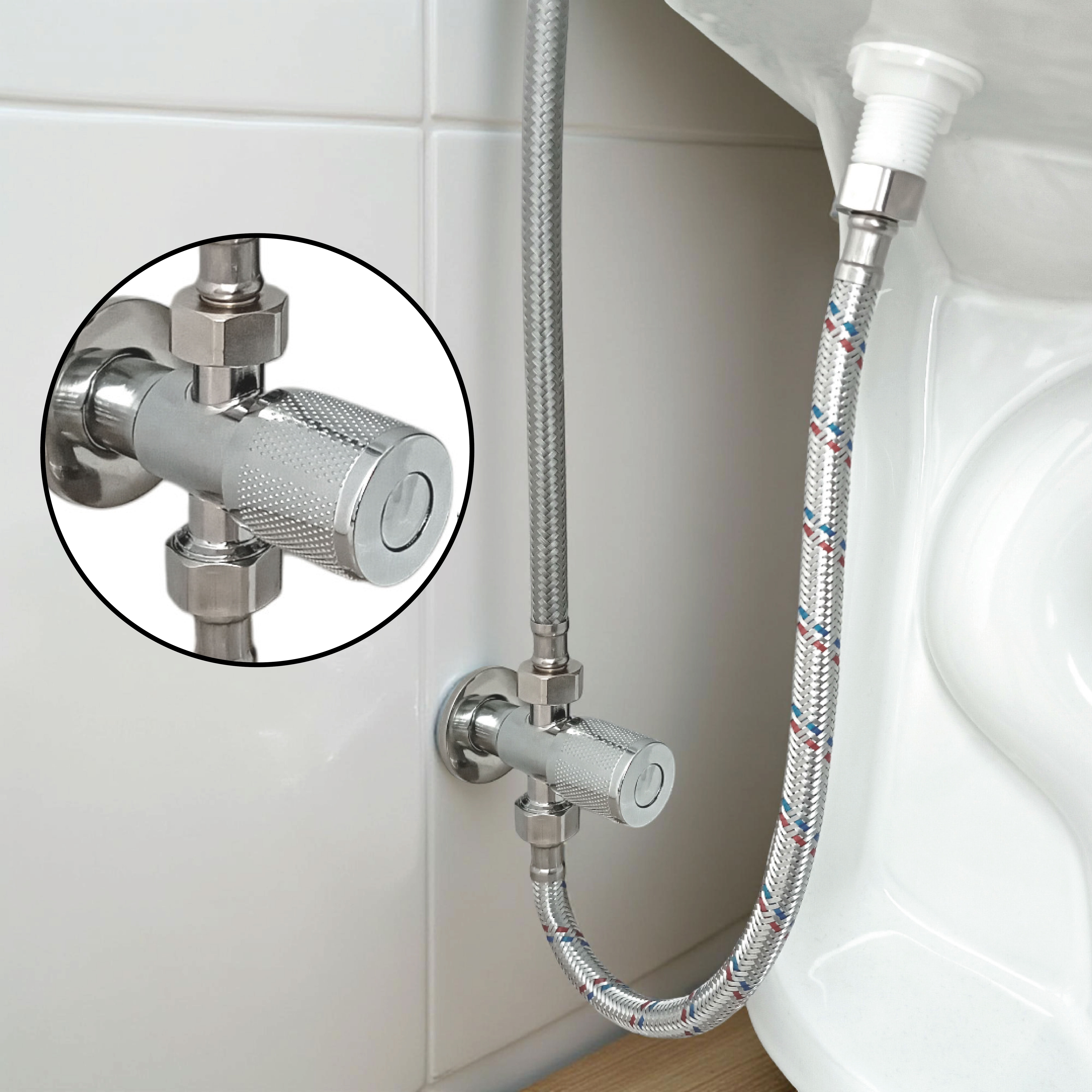 Registro Doble Cromado Pesado