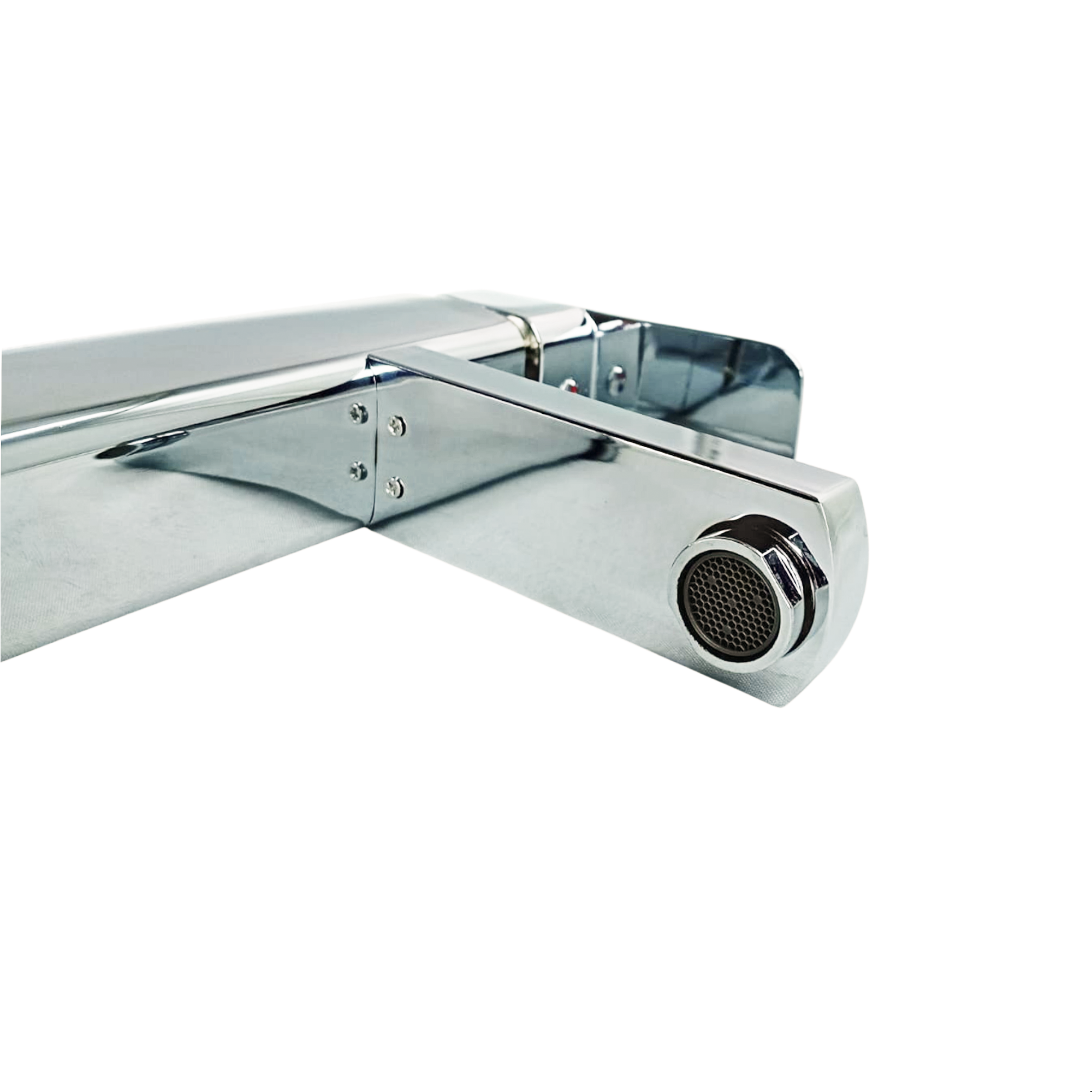 Griferia Mezclador Poste Bajo Cromado Lavamanos D21