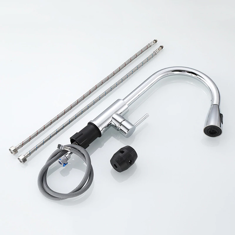 Grifería Extraíble Lavaplatos Monocontrol Mezclador Brillo