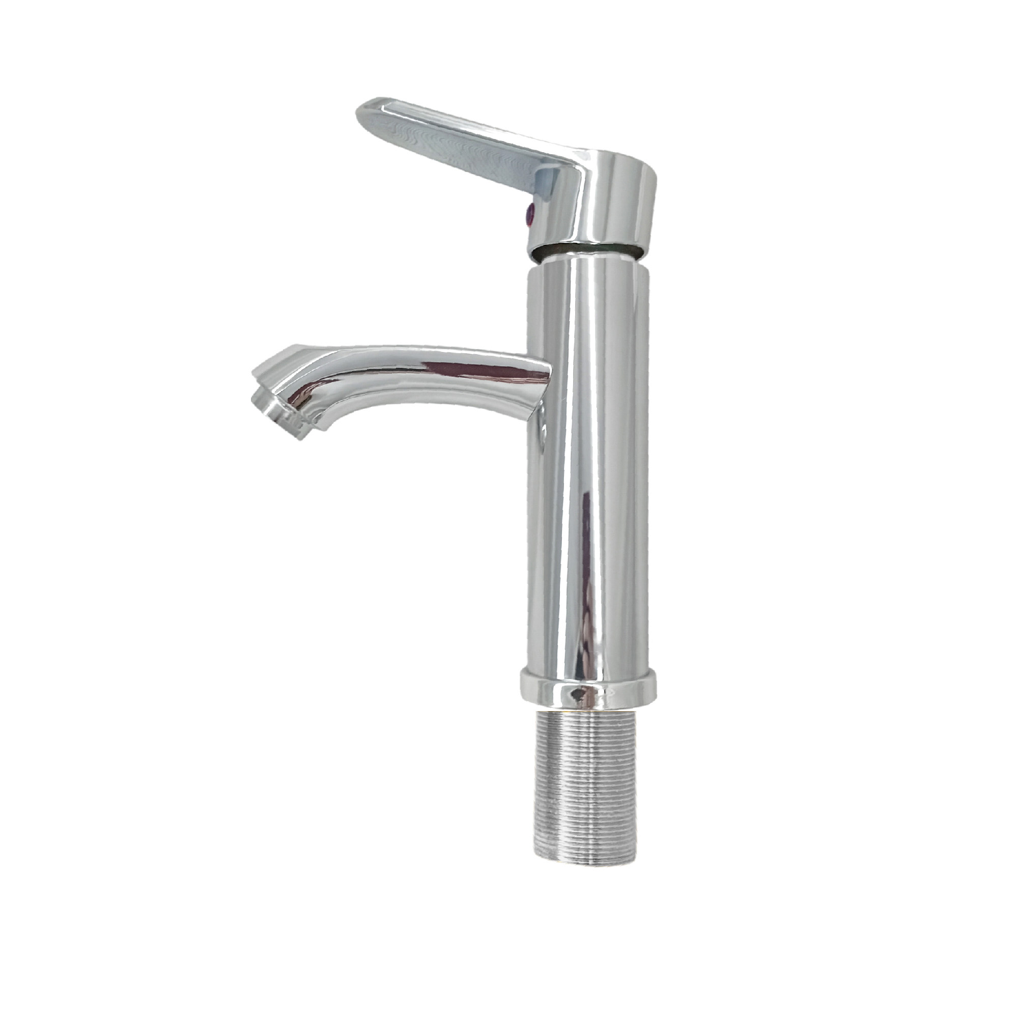 Griferia Lavamanos Monocontrol Mezclador Pico Semicurvo