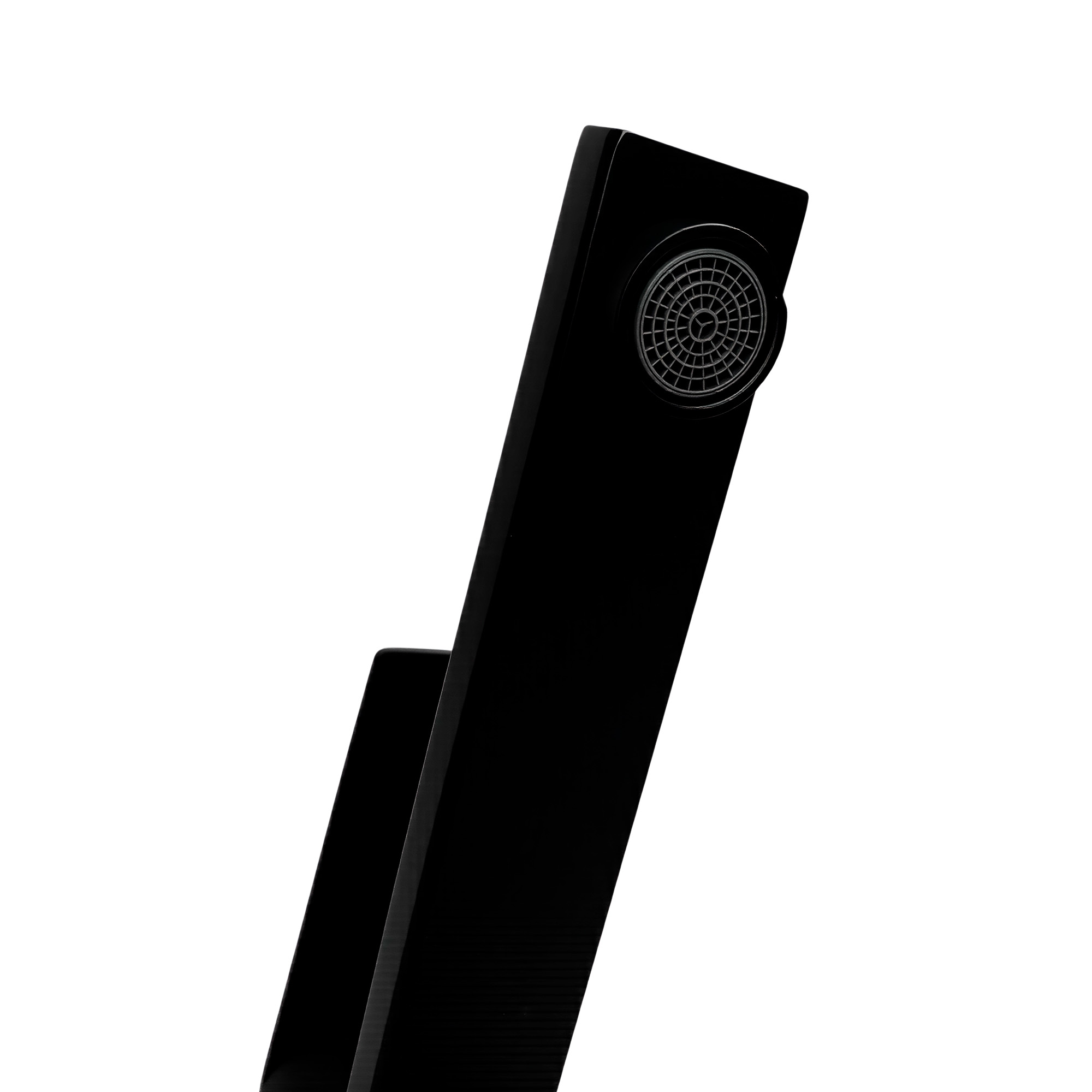 Griferia Lavamanos Alta Agua Fria Negro Madrid 