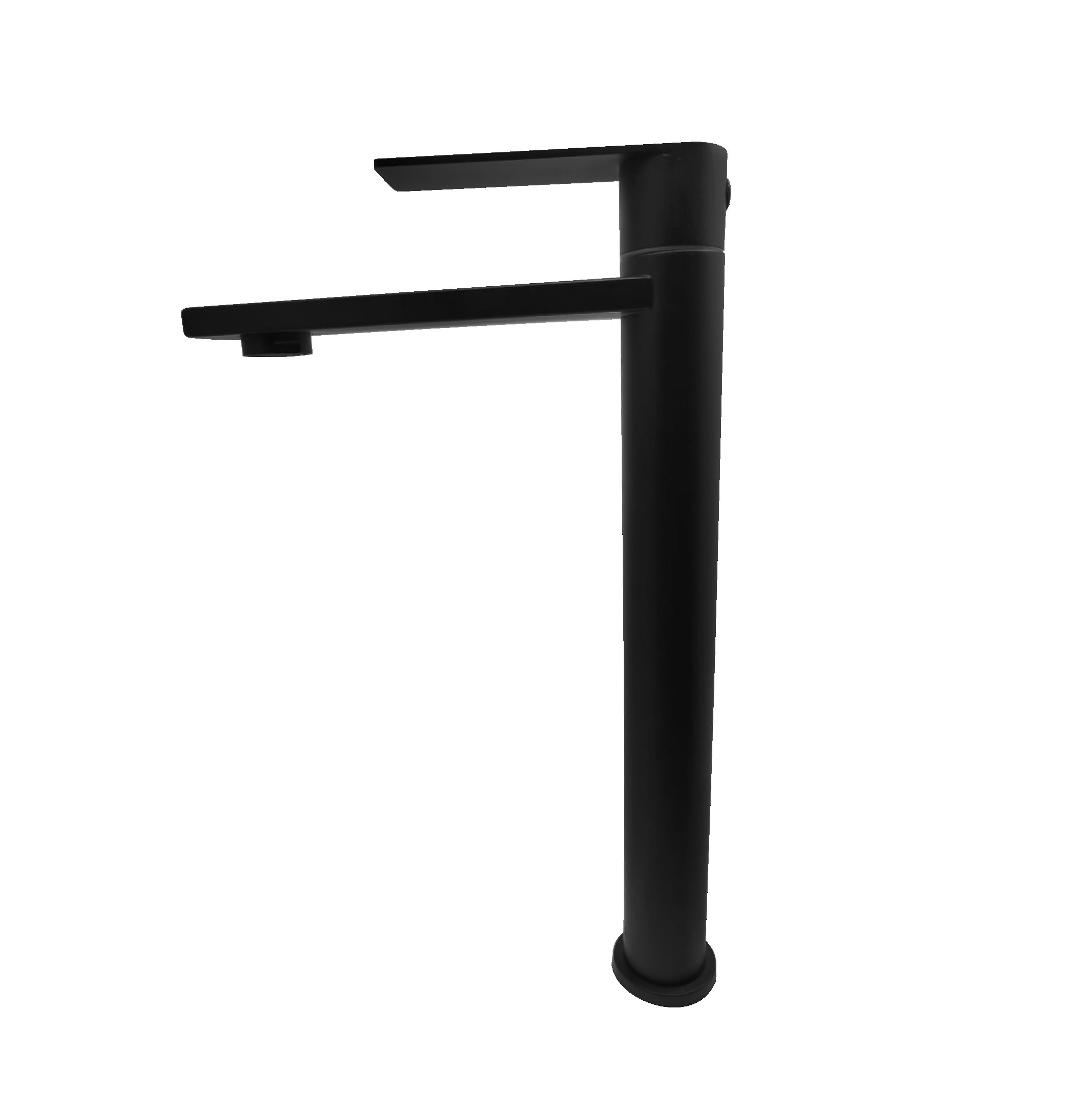 Griferia Lavamanos Alta Agua Fria Negro Madrid 