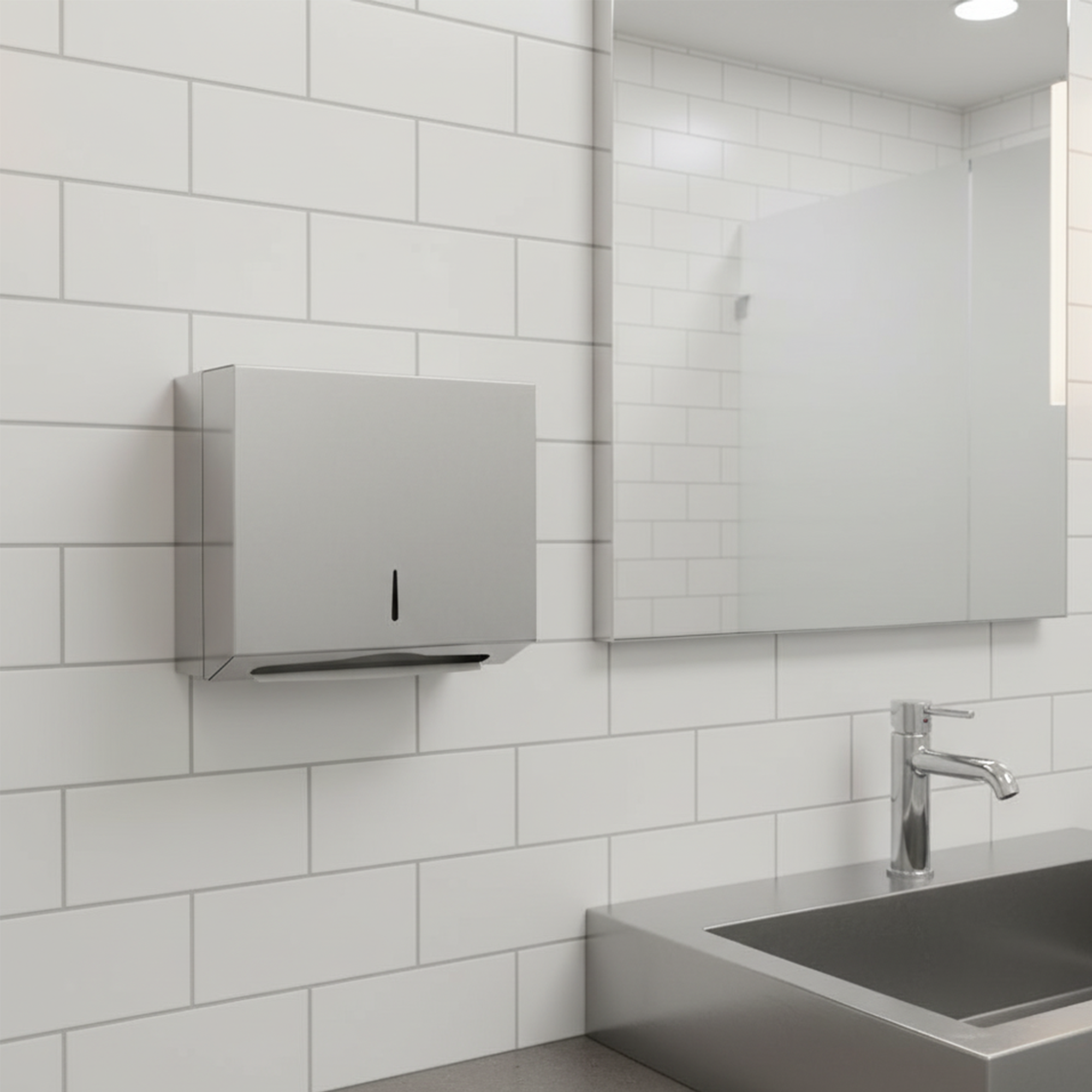 Dispensador De Toallas De Papel En Acero Inoxidable