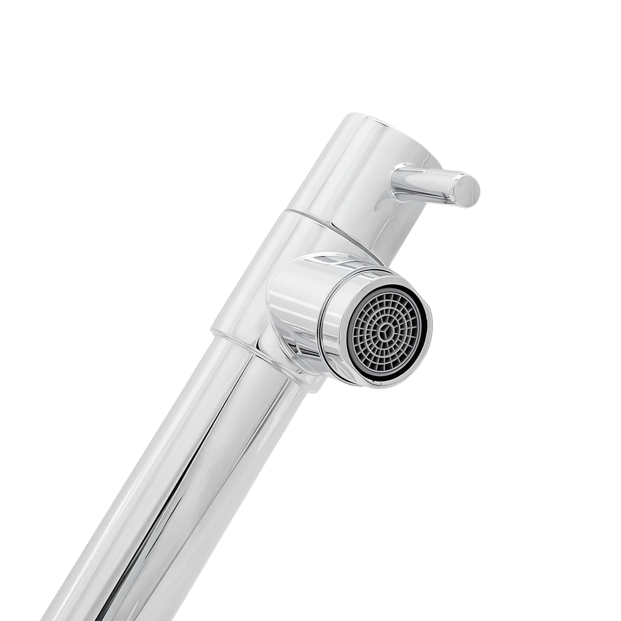 Griferia Mezclador Profesional Doble Grifo Titanium