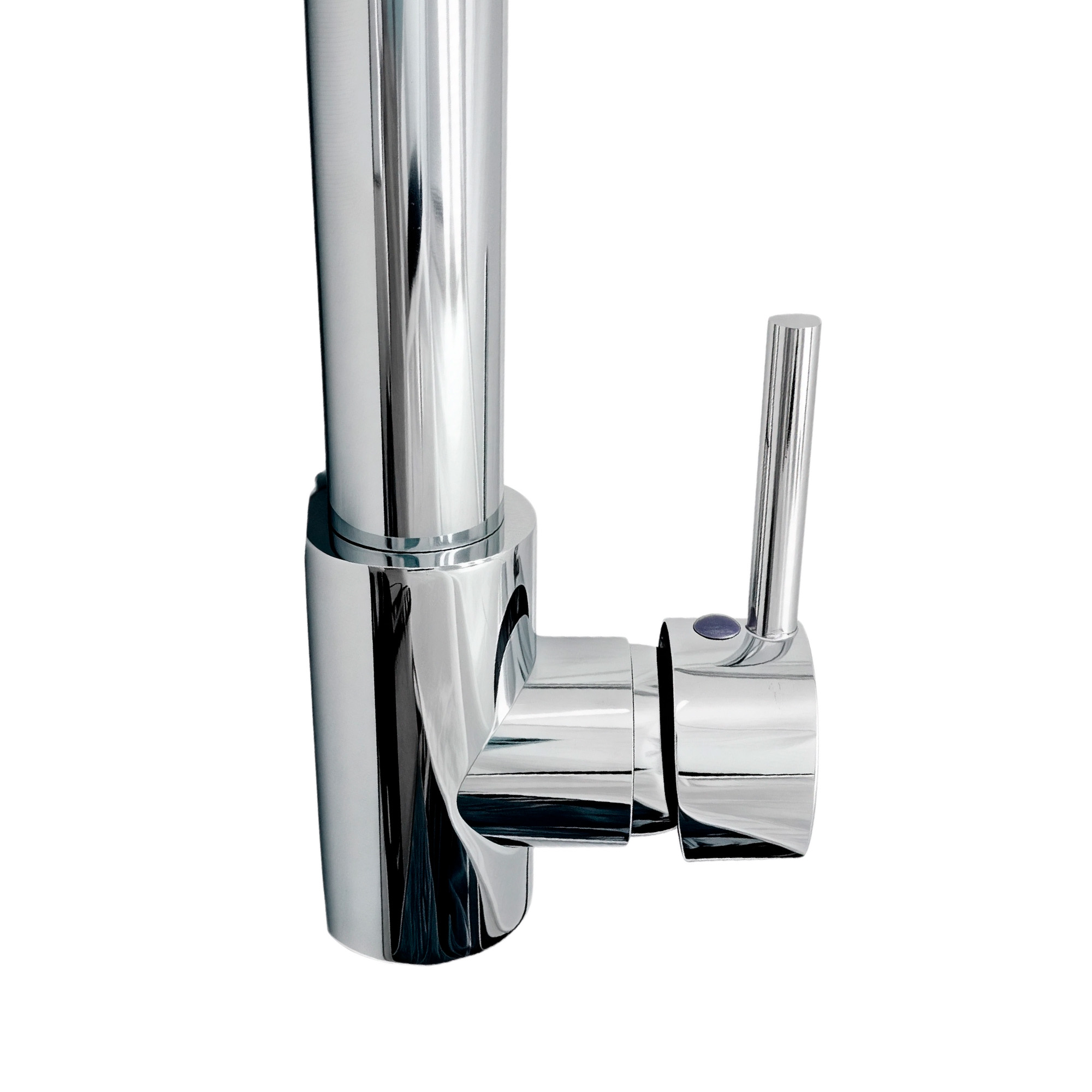 Griferia Mezclador Profesional Doble Grifo Titanium