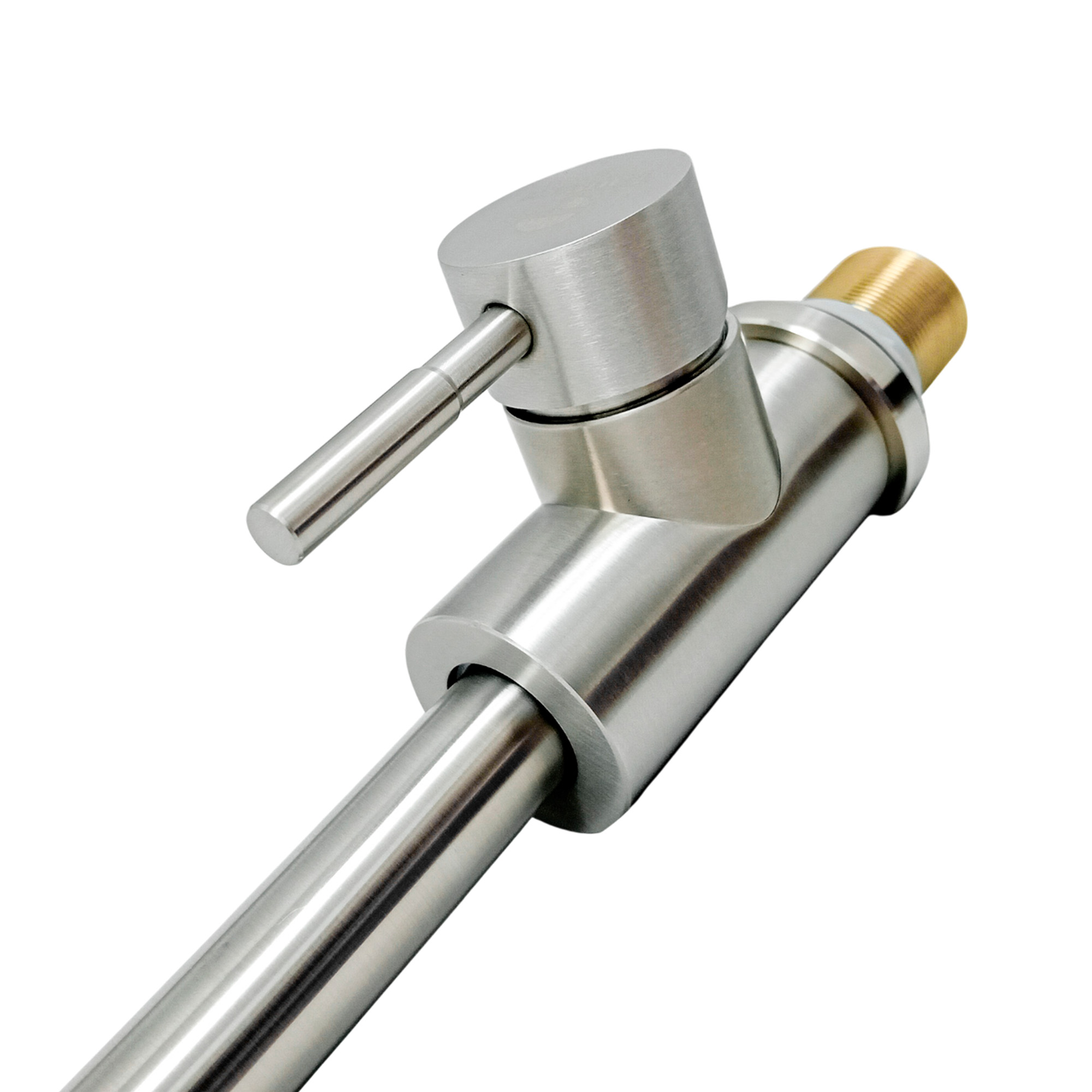 Griferia Cuello Cisne Monocontrol Mezclador Lavaplatos Inox