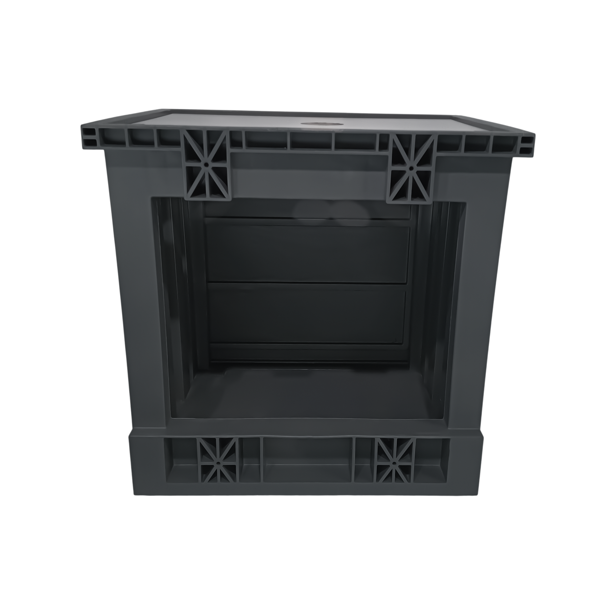 Mueble Flotante En PVC Sin Tapa Gris