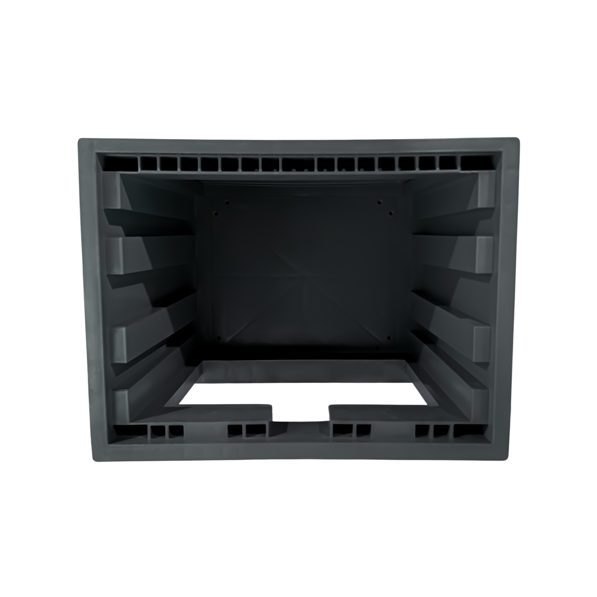 Mueble Flotante En PVC Sin Tapa Gris