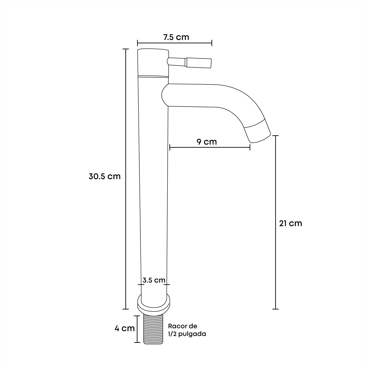 Kit Mueble PVC + Lavamanos + Griferia C1141
