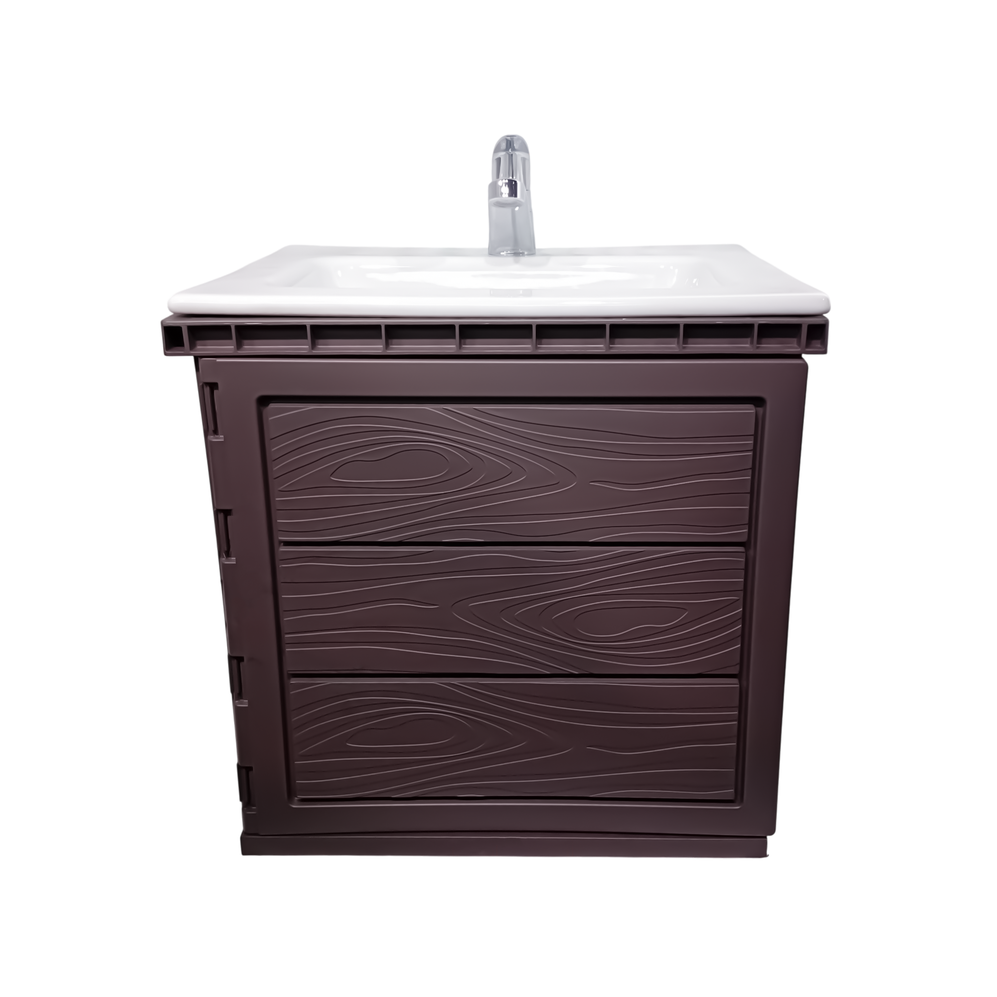 Kit Mueble En PVC + Lavamanos + Grifería  CCOL1113