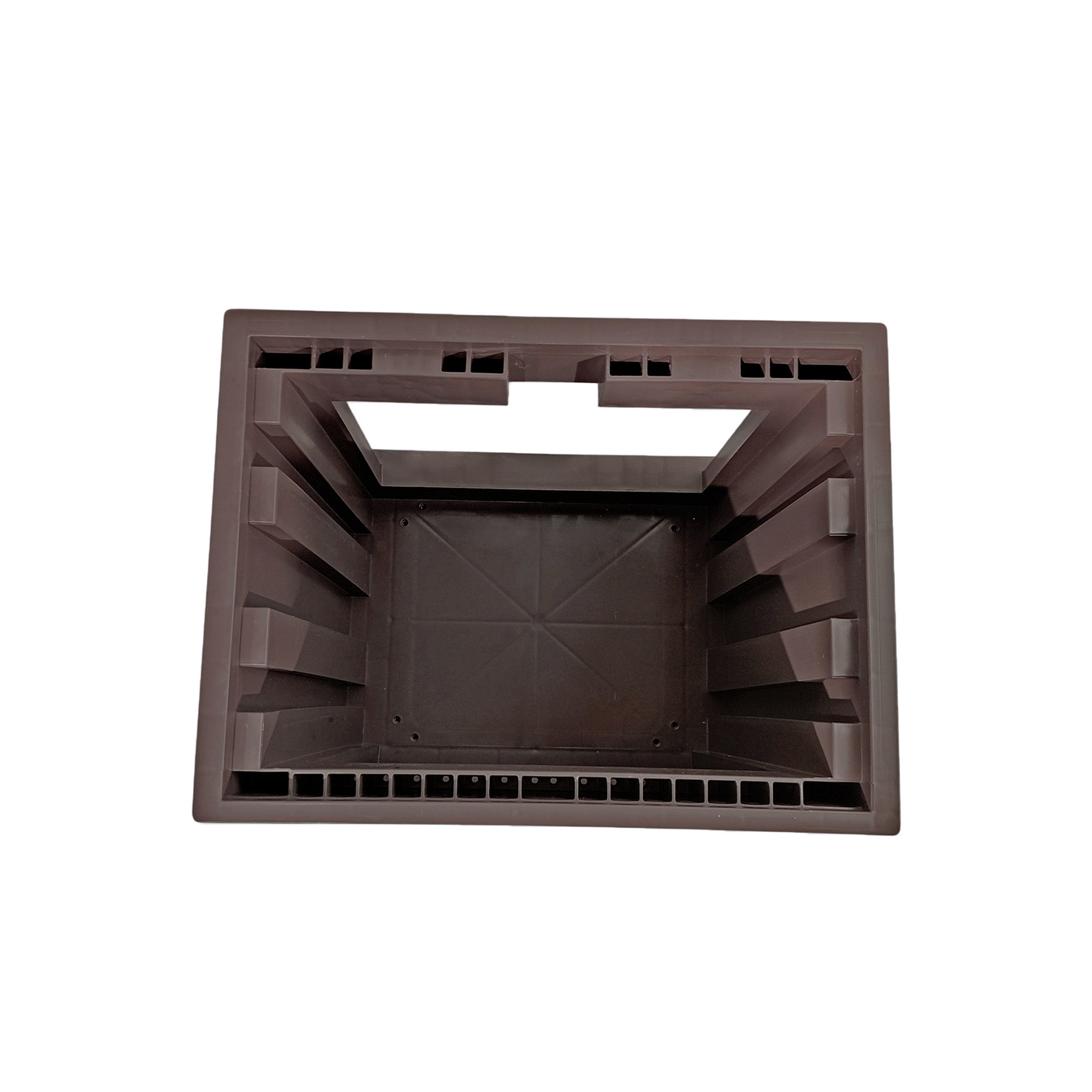 Mueble Flotante En Pvc Sin Tapa Marrón