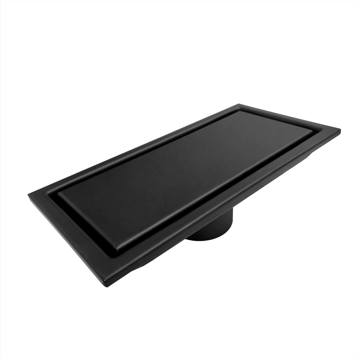 Rejilla Piso Invisible 20x10cm Negra