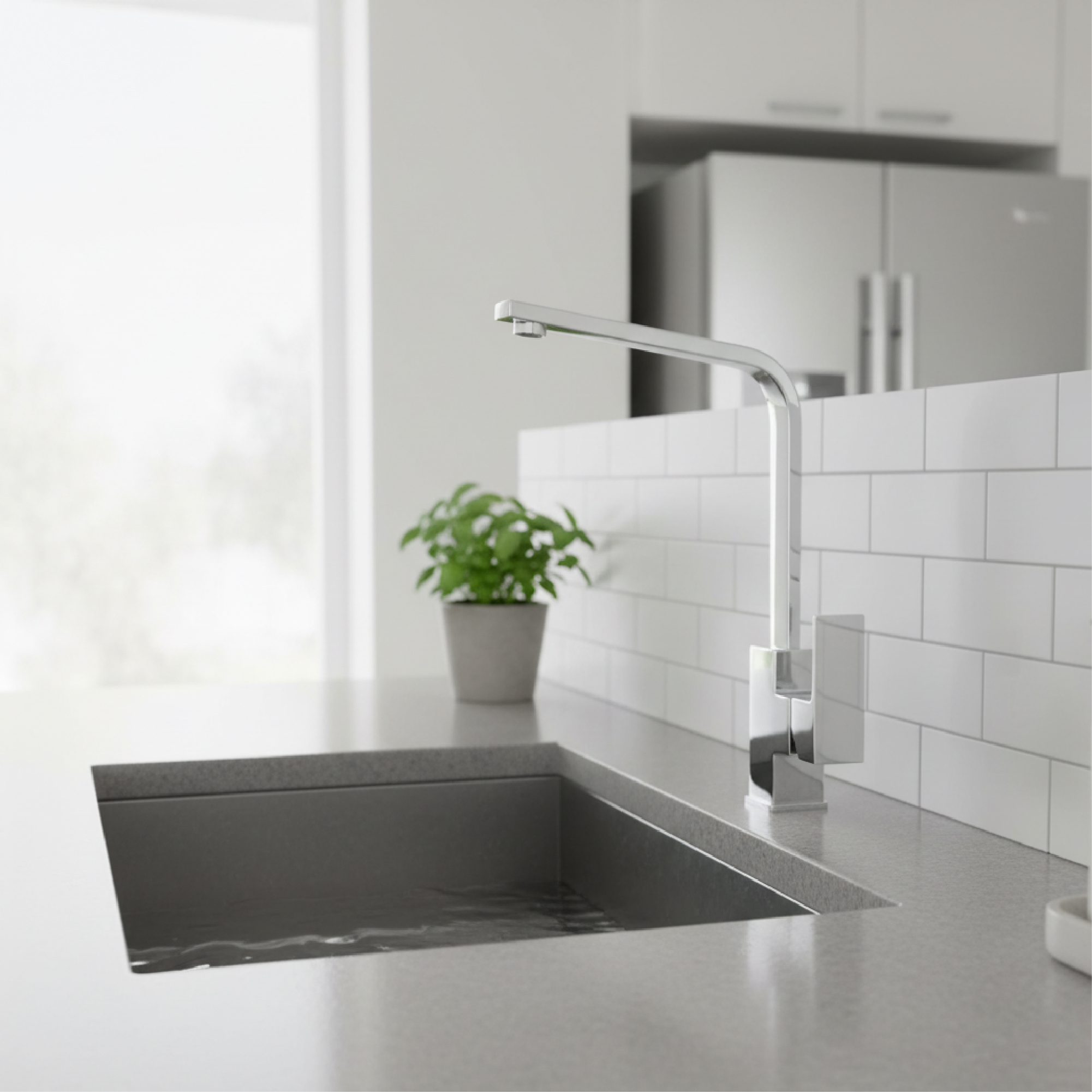 Griferia Lavaplatos Mezclador Monomando