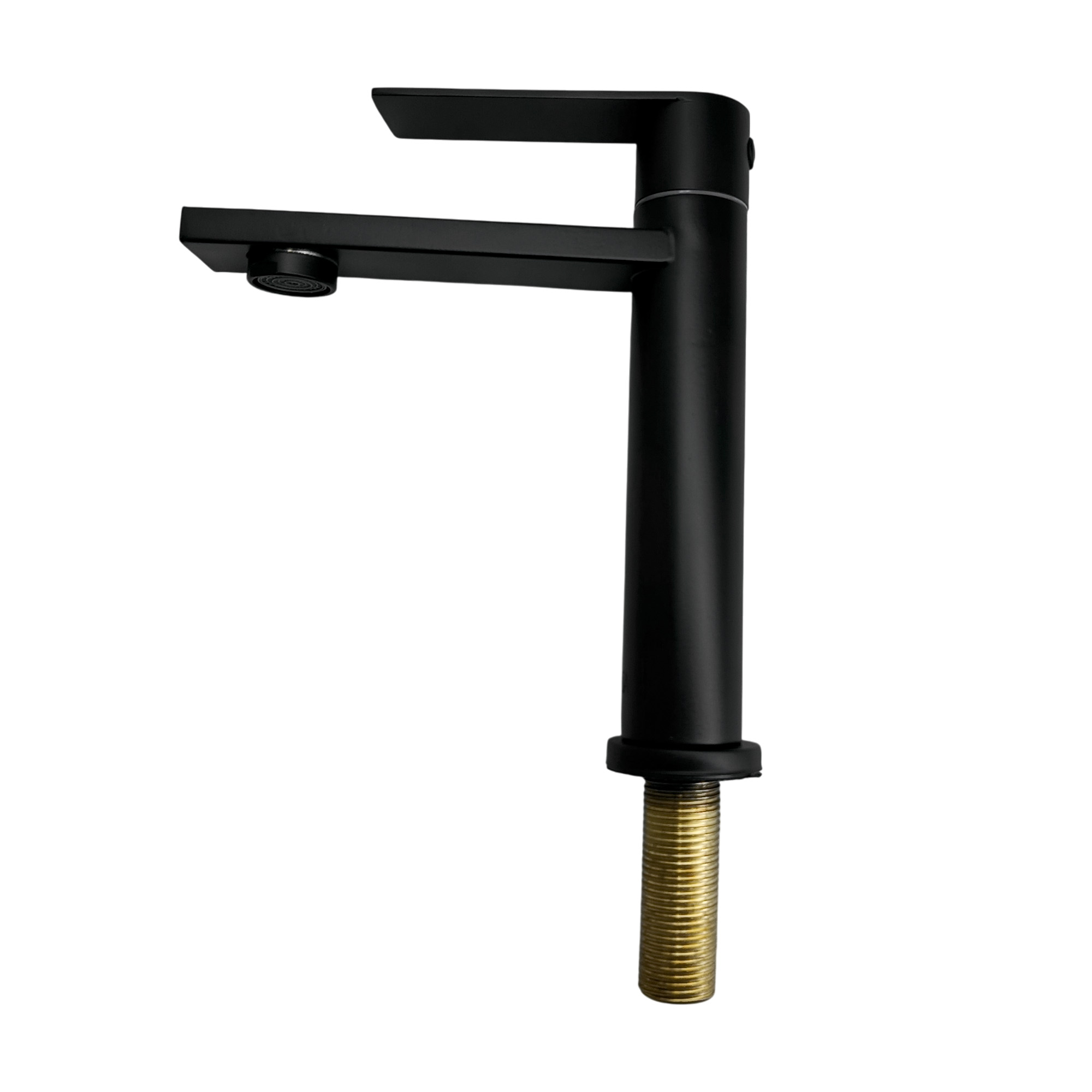 Griferia Lavamanos Baja Agua Fria Negra Argon Negra