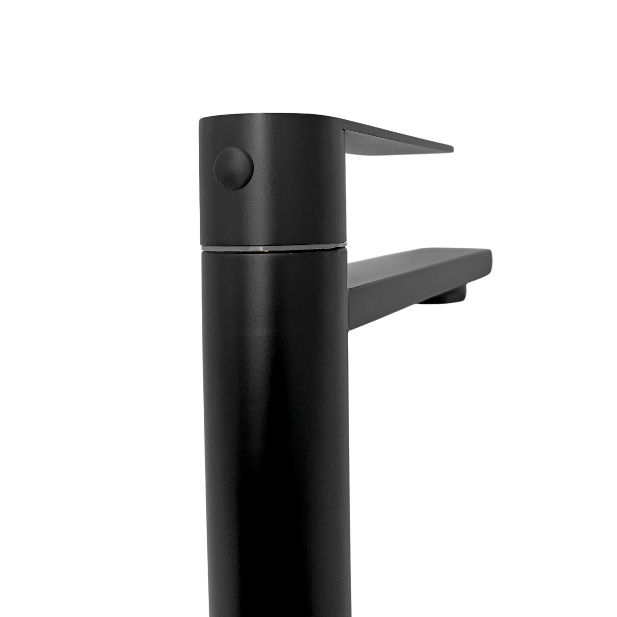 Griferia Lavamanos Baja Agua Fria Negra Argon Negra