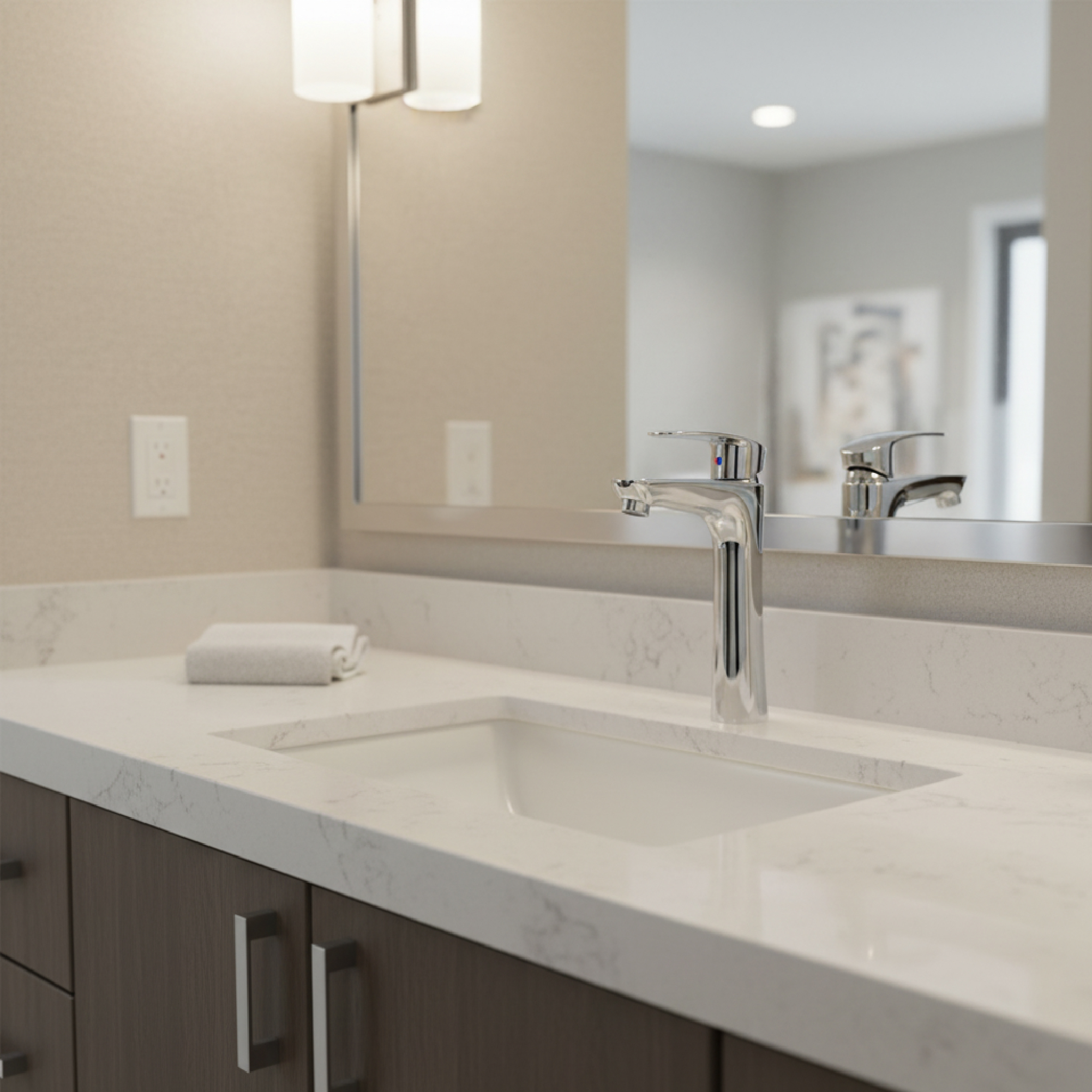 Grifería Alta Mezclador Monocontrol