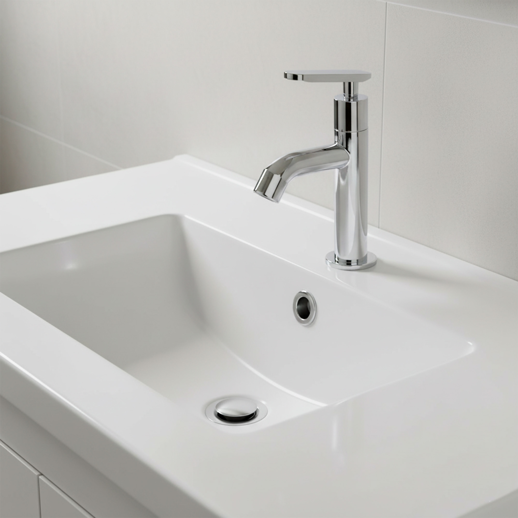 Grifería Lavamanos Agua Fría