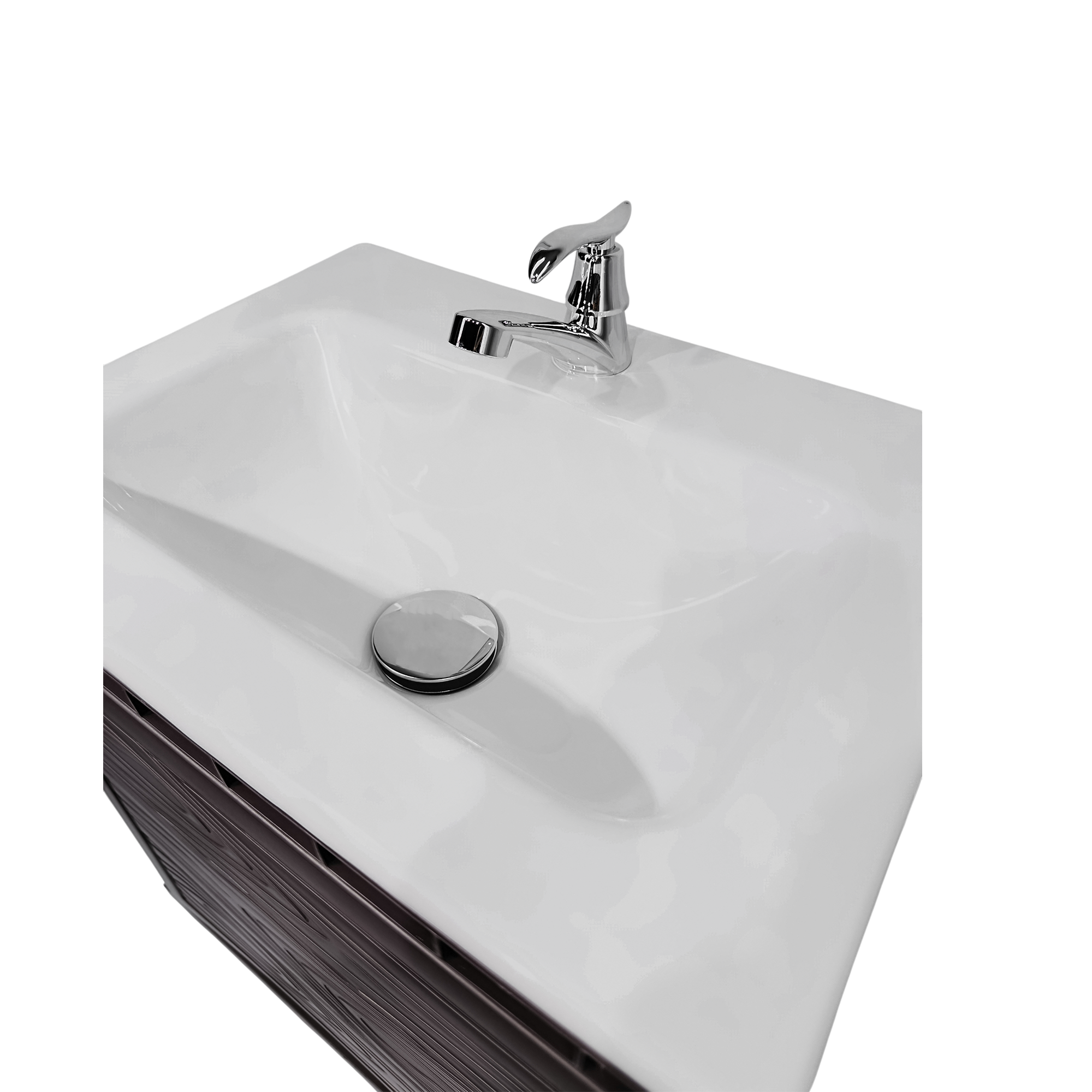 Kit Mueble En PVC + Lavamanos + Grifería  CCOL1115