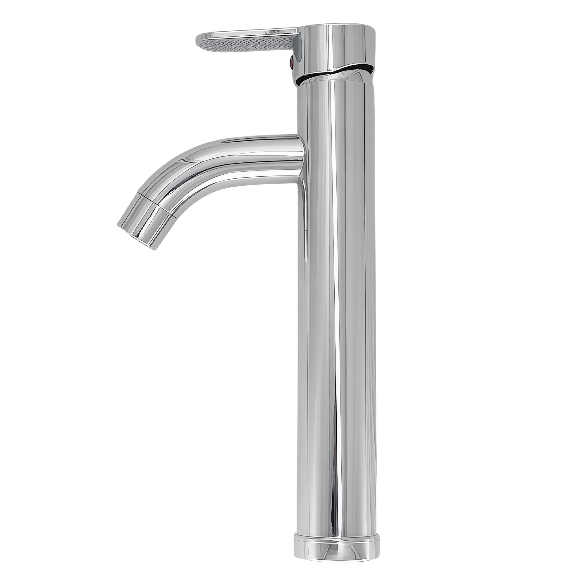 Grifería Baño Lavamanos Alta Mezclador Pico Semicurvo